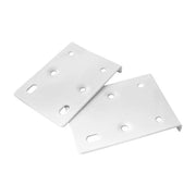 Centurion 75 x 10 x 55mm White Hinge Repair Plate - Pack of 10