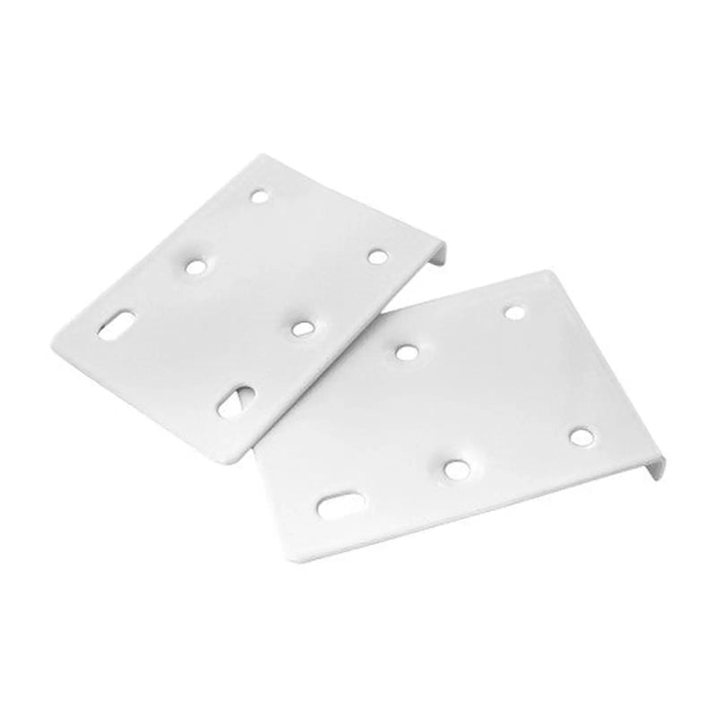 Centurion 75 x 10 x 55mm White Hinge Repair Plate - Pack of 10