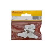 Centurion 30mm Plastic Hard Wall Picture Hooks (Pack of 4) - Pack of 5
