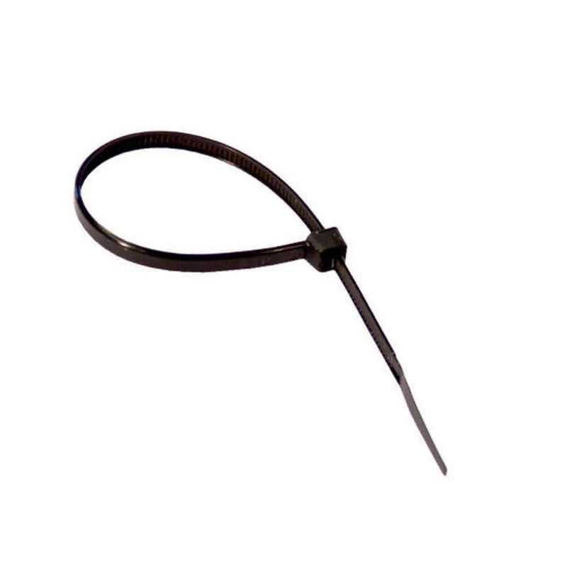 Centurion Black Cable Ties, (300mm x 4.8mm) Pack of 50 - Pack of 5