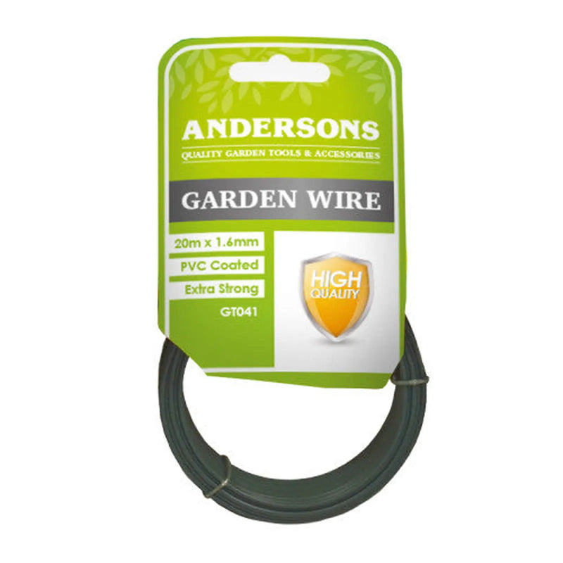 Centurion PVC Coated Garden Wire, Green, 20m x 1.6mm - Pack of 12