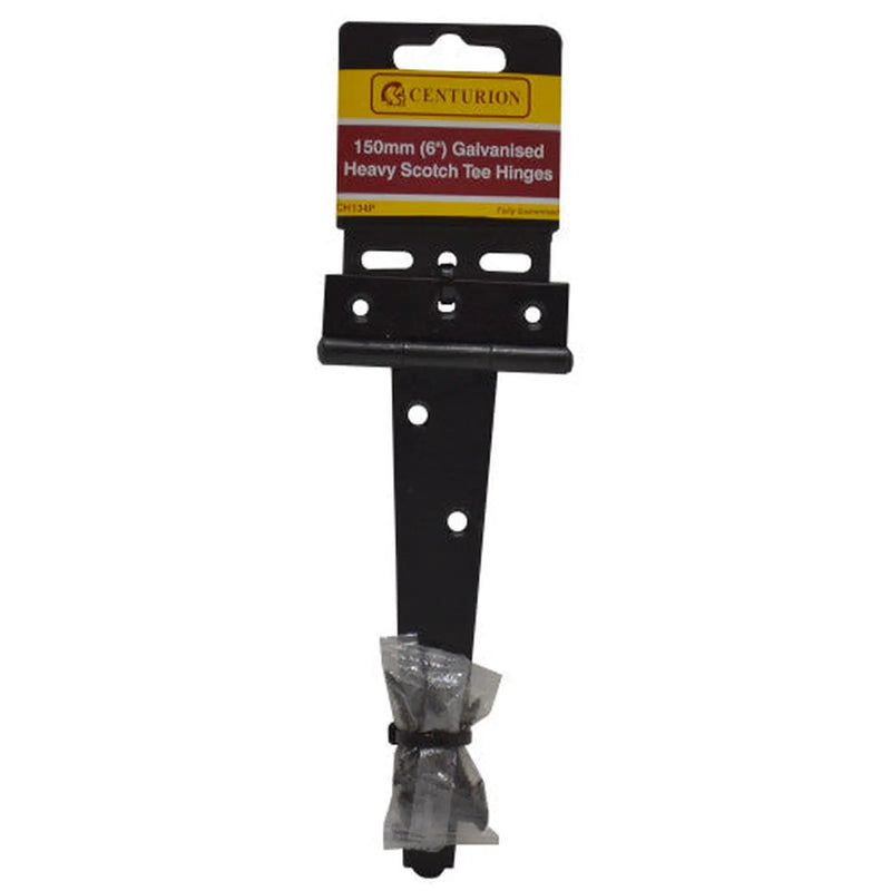Centurion Light Tee Hinges, Epoxy Black, 151mm - Pack of 5