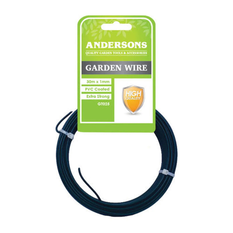 Centurion PVC Coated Garden Wire, Green, 30m x 1mm - Pack of 12