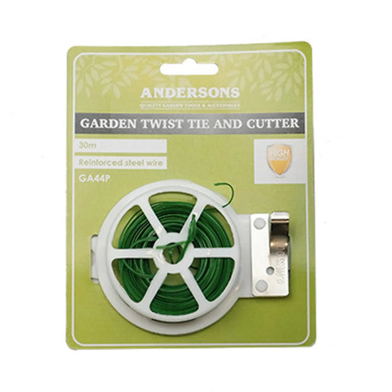 Centurion Garden Twist Tie, Green, 30m - Pack of 12