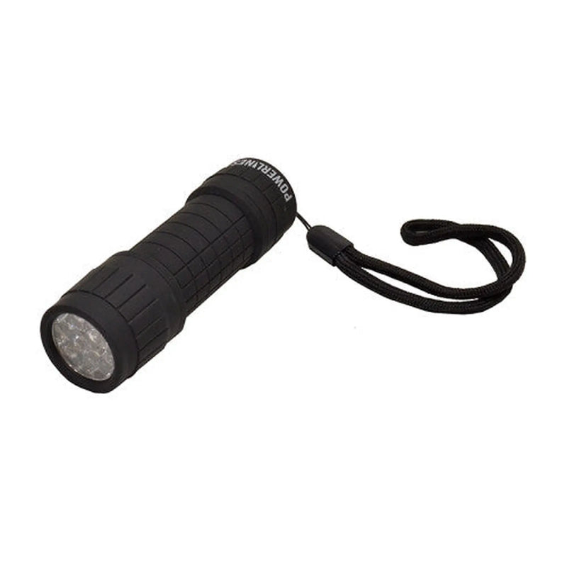 Centurion Black Rubber Coated Mini Torch - Pack of 12