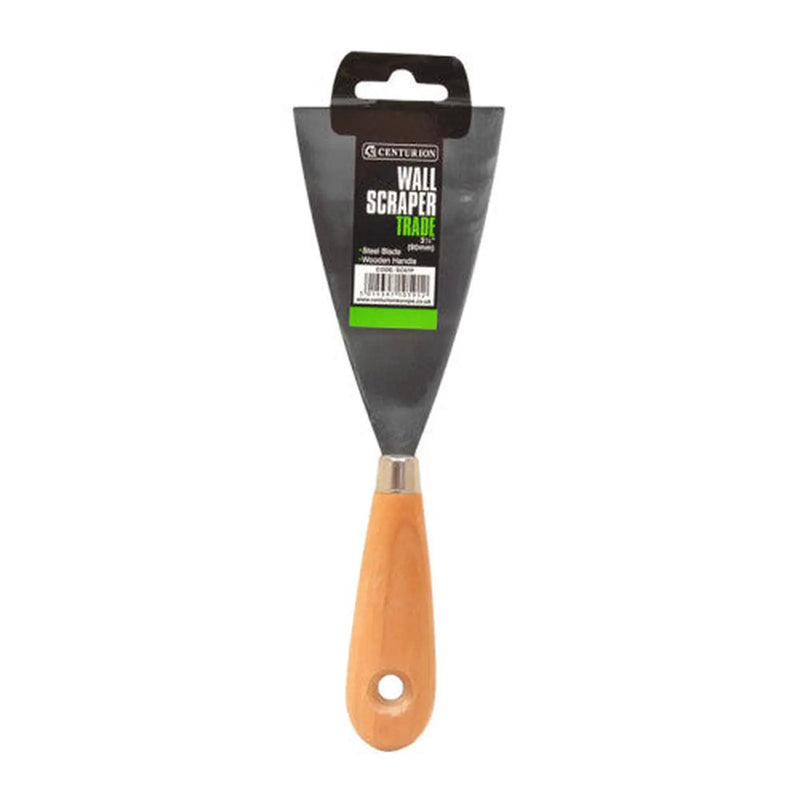 Centurion Trade Wallpaper Scraper with Wooden Handle, 80mm / 3 1/4" - Pack of 10