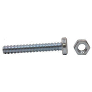 Centurion M6 x 50mm Machine Screws & Nuts - Zinc Plated - (100)