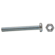 Centurion M6 x 75mm Machine Screws & Nuts - Zinc Plated - (100)