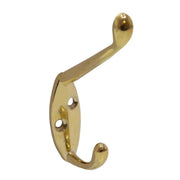 Centurion 105mm Die Cast Hat & Coat Hook - Brass - Pack of 20