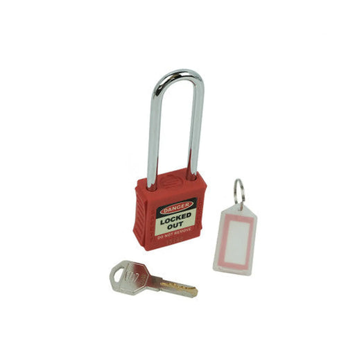 Centurion Safety Lockout Padlocks Long Shackle, Red (Each)