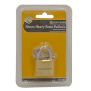 Centurion Heavy Duty Brass Padlock, 30mm - Pack of 12