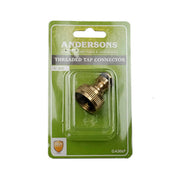 Centurion Brass Threaded Tap Connector, 1/2" - 3/4" BSP - Pack of 5