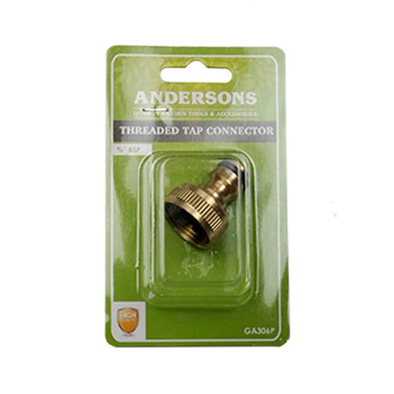 Centurion Brass Threaded Tap Connector, 1/2" - 3/4" BSP - Pack of 5