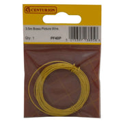 Centurion 3.5m Brass Picture Wire - Pack of 5
