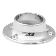 Centurion 25mm (1") Wardrobe Rod Sockets - Chrome Plated - Pack of 50