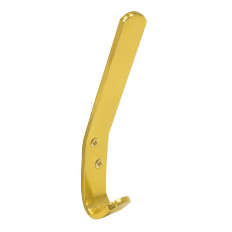 Centurion 125mm Flat Pattern Hat & Coat Hook - Gold Anodised Aluminium - Pack of 25