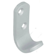 Centurion 50mm Flat Pattern Robe Hook - Silver Anodised Aluminium - Pack of 25