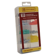 Centurion 100 Piece Assorted Self Tapping Screws and Anchors Set - Pack of 6