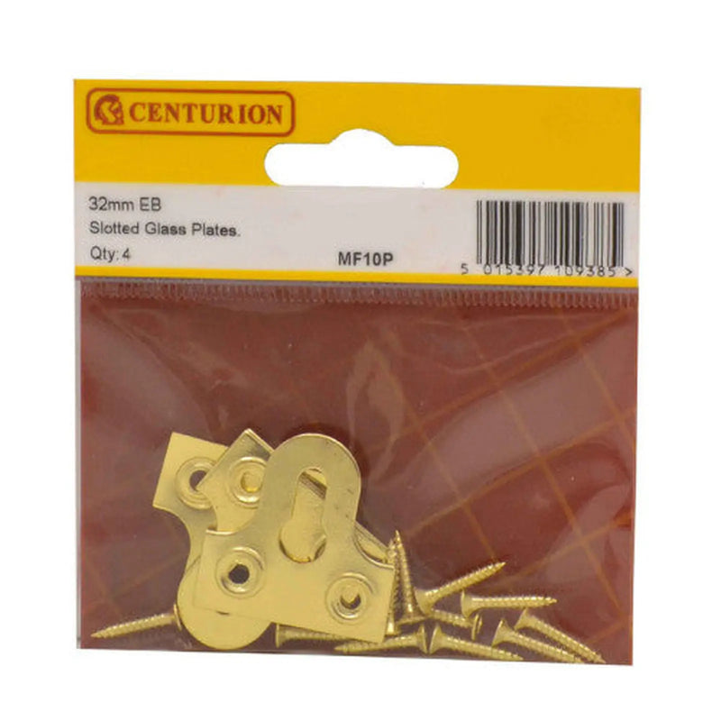 Centurion 32mm EB Slotted Glass Plate (Pack of 4) - Pack of 5
