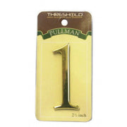 Centurion 2 1/2" Gold Effect Pullman Numeral 1 - Pack of 5