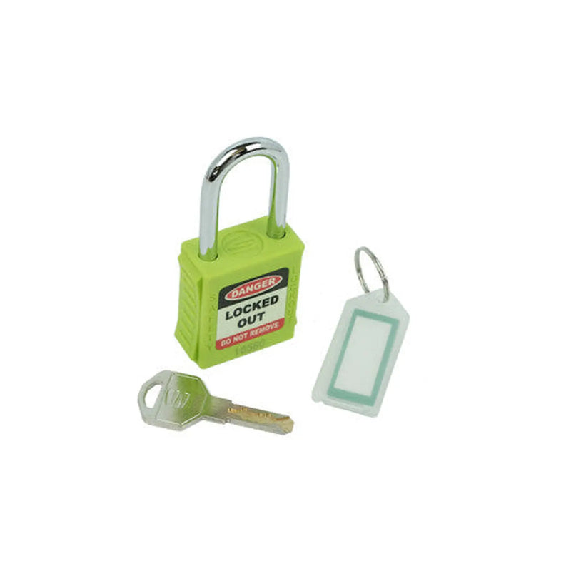 Centurion Safety Lockout Padlocks, Standard Shackle, Green (each)