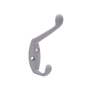 Centurion 105mm Die Cast Hat & Coat Hook - White - Pack of 20