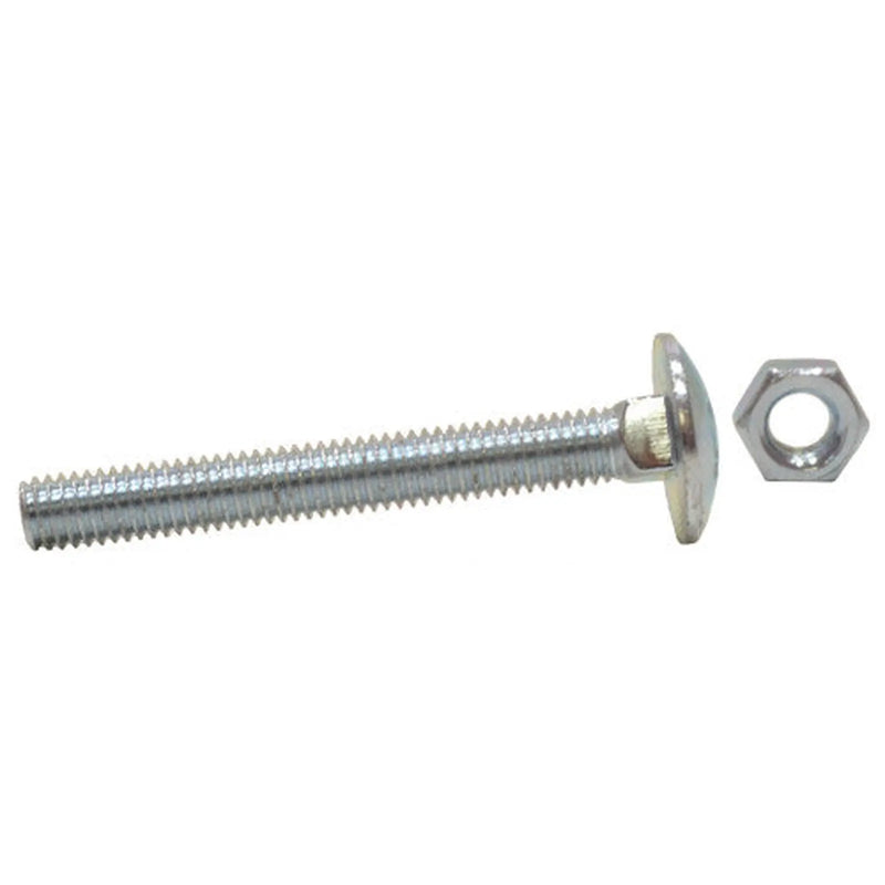 Centurion M6 x 40mm ZP Small Carriage Bolts & Nuts  (200)