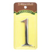 Centurion 2 1/2" Silver Effect Pullman Numeral 1 - Pack of 5