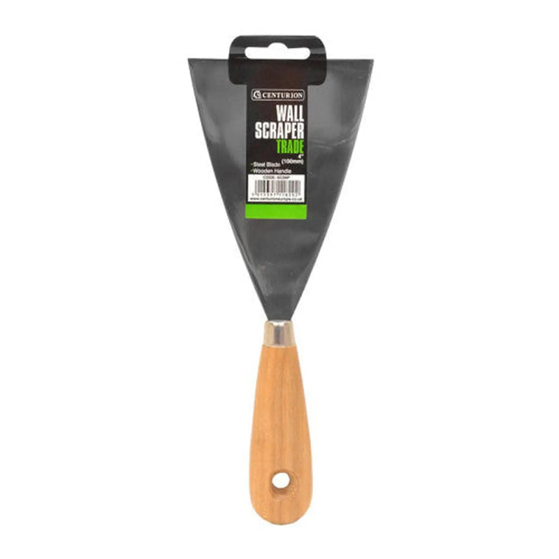 Centurion Trade Wallpaper Scraper with Wooden Handle, 100mm / 4" - Pack of 10