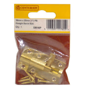 Centurion 38mm x 25mm (1") PB Straight Barrel Bolt - Pack of 5