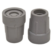 Centurion 22mm Grey Rubber Crutch Ferrule - Pack of 20