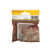 Centurion 100mm ZP Corner Brace (Pack of 2) - Pack of 5