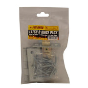 Centurion Latch & Hinge Packs - BZP - CE Fire Rated - 4PK - Pack of 5