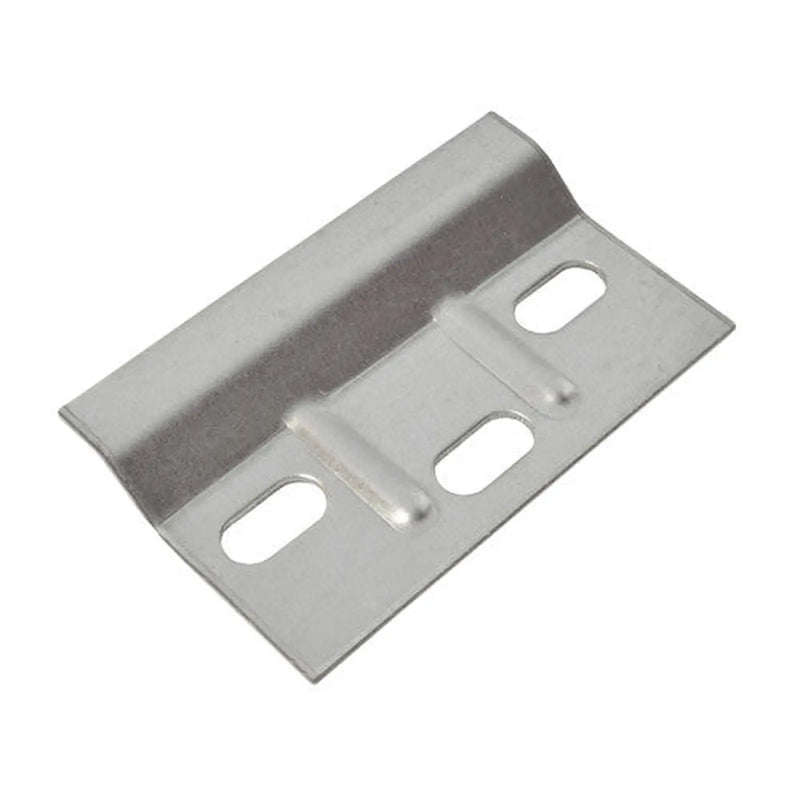 Centurion 68.5 x 38mm BZP Ribbed Wall Plate - Pack of 50
