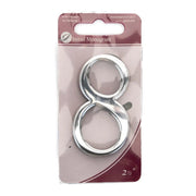 Centurion 2 1/2" Silver Effect Pullman Numeral 8 - Pack of 5