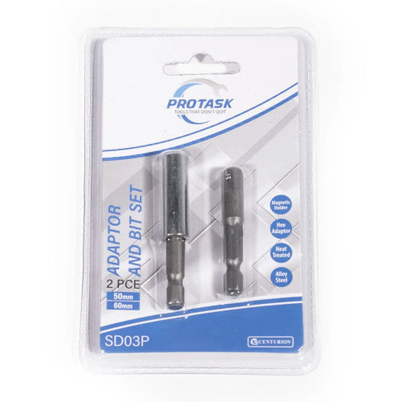 Centurion ProTask Screwdriver Bit Holder and Adaptor Set - Pack of 5