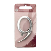 Centurion 2 1/2" Silver Effect Pullman Numeral 9 - Pack of 5