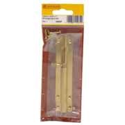 Centurion Straight Barrel Bolts, Polished Brass, 25mm x 100mm - Pack of 5