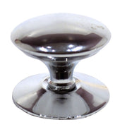 Centurion Victorian Cupboard Knobs, Chrome Plated, 32mm Dia. - Pack of 10