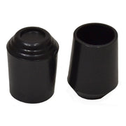 Centurion 22mm Chair Ferrules - Black Rubber - Pack of 50