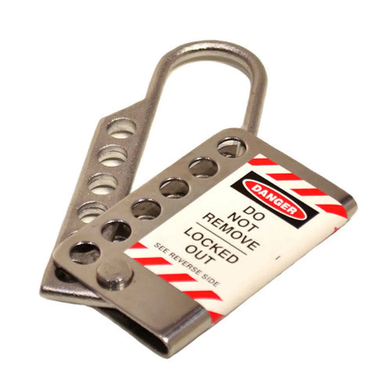 Centurion Stainless Steel Lockout Hasp, Nickel Plated, 25mm