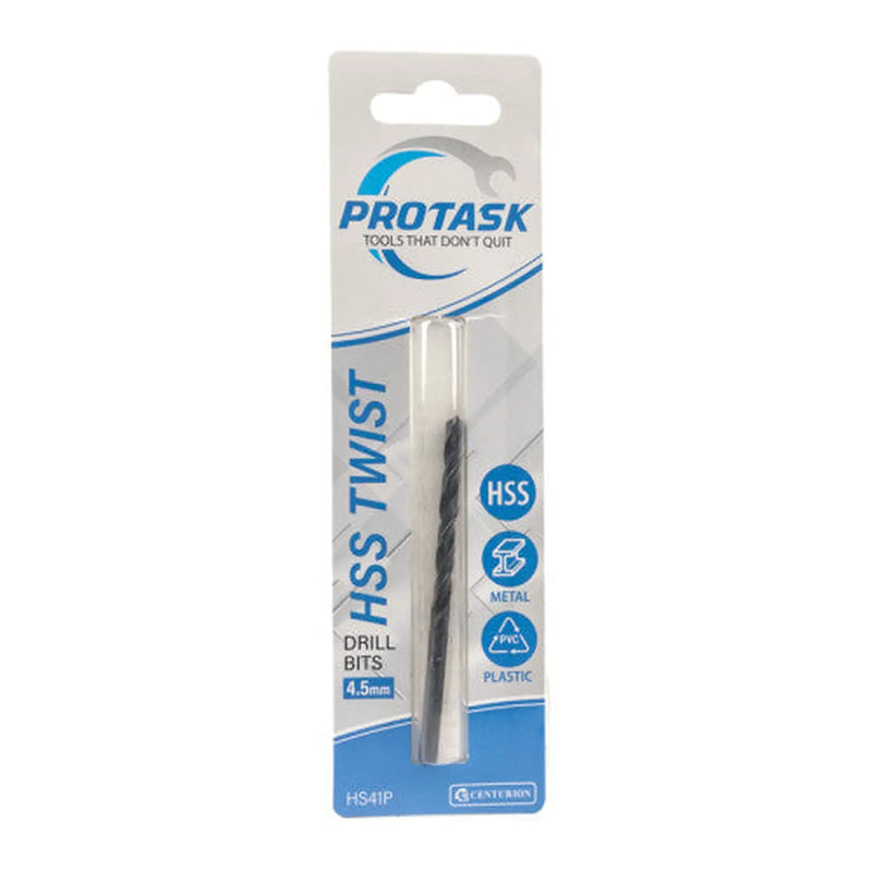 Centurion ProTask High Speed Twist Drill Bit (4.5mm) - Pack of 5
