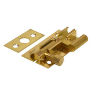 Centurion Necked Barrel Bolts, Polished Brass, 25mm x 50mm - Pack of 10