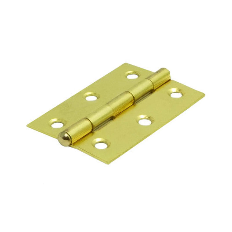 Centurion Loose Pin Steel Butt Hinges, Electro Brassed, 75mm - Pack of 10