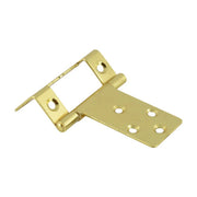 Centurion Single Cranked Steel Flush Hinges, Electro brassed, 51mm x 16mm - Pack of 25
