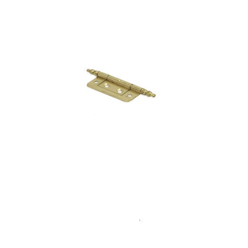 Centurion Finial Steel Flush Hinges, Electro Brassed, 50mm - Pack of 25