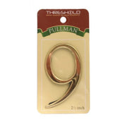 Centurion 2 1/2" Gold Effect Pullman Numeral 9 - Pack of 5