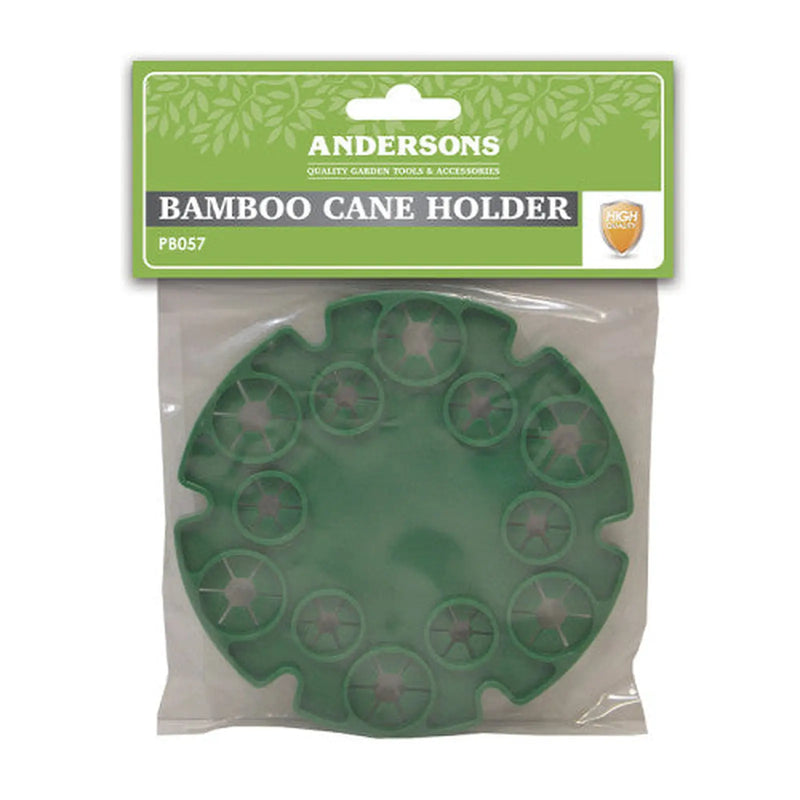 Centurion Bamboo Cane Holders, Green, 12.5cm Diameter - Pack of 12