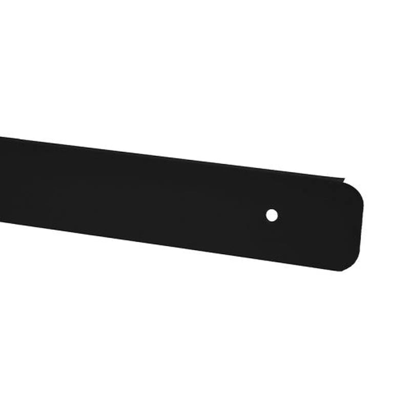 Centurion 40mm Bullnose End Worktop Trim - 6mm Radius - Black - Pack of 5
