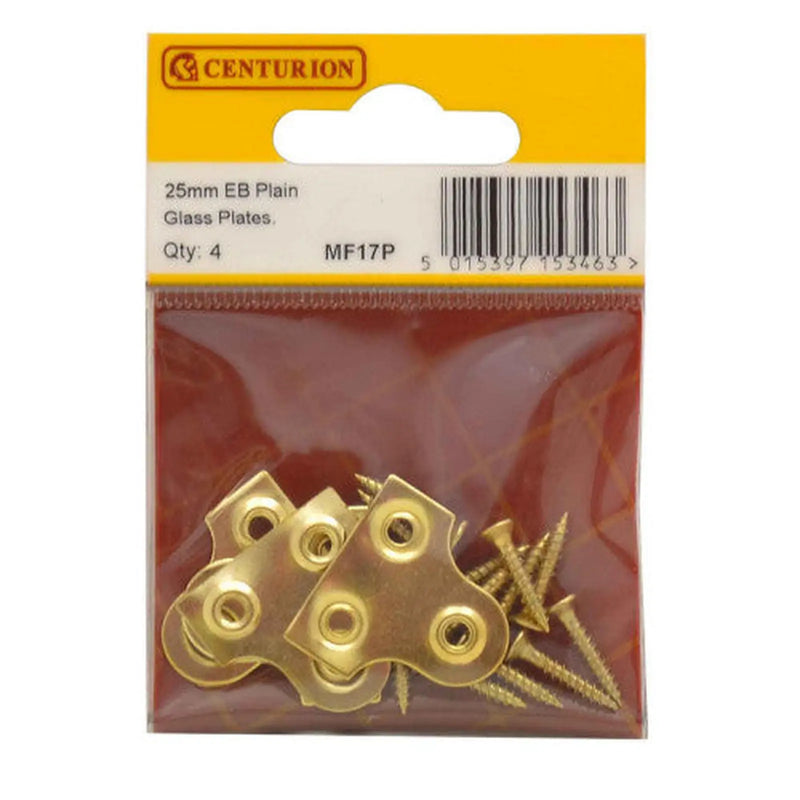 Centurion 25mm EB Plain Glass Plate (Pack of 4) - Pack of 5